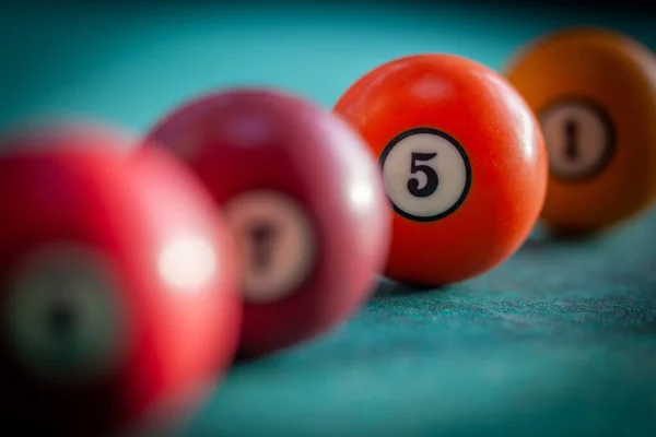 Close Table Game Balls — Stock Photo, Image