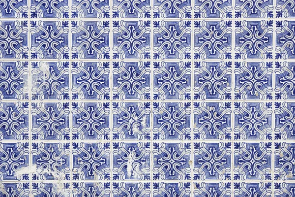 Een Close Shot Van Azulejo Tegels — Stockfoto