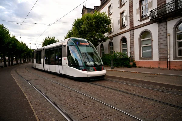 Estrasburgo França Julho 2021 Transporte Público Capital Europeia — Fotografia de Stock