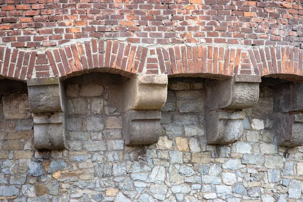 Architectonische Details Van Het Corvin Kasteel Hunedoara Roemenië — Stockfoto