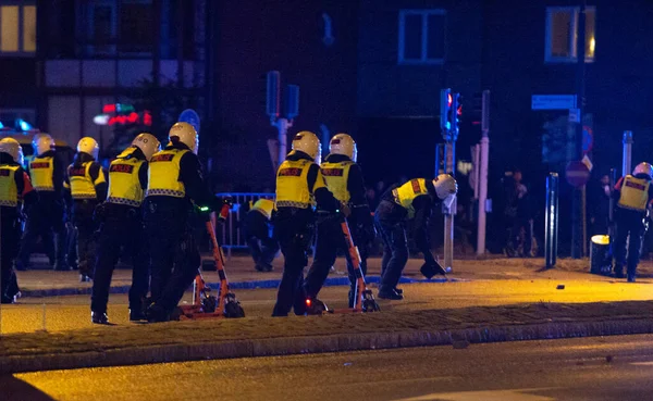 Malmoe Suède Août 2020 Les Émeutes Ghetto Coran Brûle Rosengard — Photo