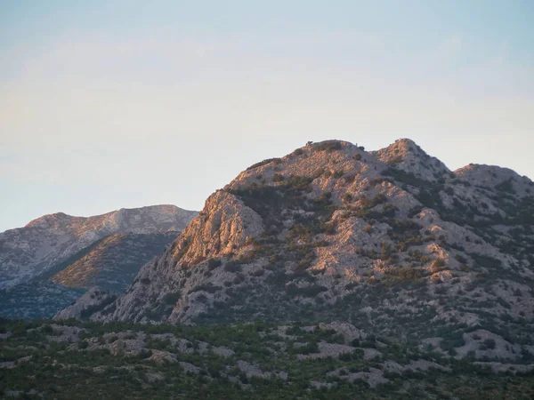 Una Vista Las Montañas Día Soleado — Foto de Stock