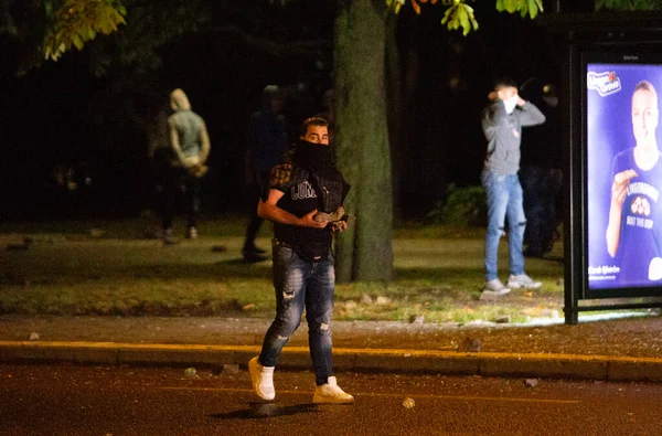 Malmoe Suecia Agosto 2020 Los Disturbios Del Gueto Corán Burning —  Fotos de Stock