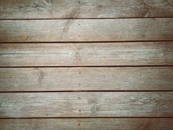 素朴な古い茶色の木製の床のトップショット — ストック写真