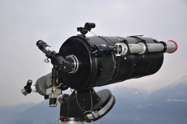 Beauty Professional Astronomy Télescope Montagne Suisse — Photo