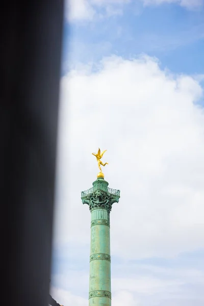 Juli Kolonnen Bastiljens Torg Paris Frankrike — Stockfoto