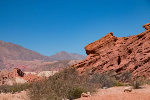 Sunny Day Canyon Rocky Cliffs Desert — Stock Photo, Image