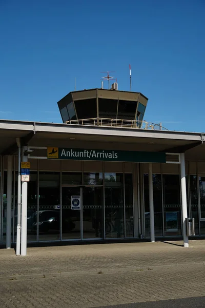 Moenchengladbach Germania Ago 2021 Ingresso All Aeroporto Regionale Moenchengladbach Germania — Foto Stock