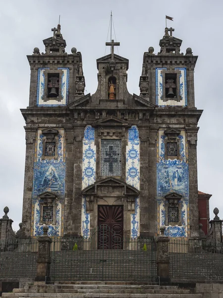 Kostel Ildefonsa Portu Portugalsko — Stock fotografie