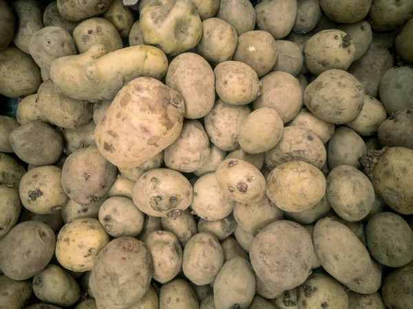 Eine Nahaufnahme Von Kartoffeln Geschäft — Stockfoto