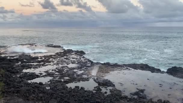 Прекрасний Вид Морське Узбережжя — стокове відео