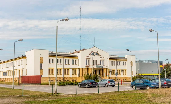 Poznan Pologne Mars 2015 Extérieur Poste Police Principal Dans Région — Photo