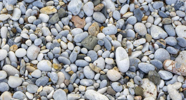 Beautiful View Pebbles Seashore — Stock Photo, Image