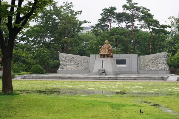 Statue Yeong Ancien Vice Président Corée Namsan Park Séoul Corée — Photo