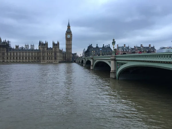 Big Ben Houses Parliament London Eng — Stockfoto