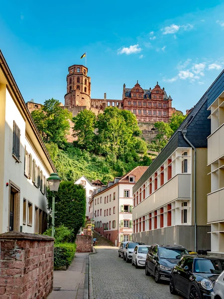 Eine Vertikale Aufnahme Des Heidelberger Schlosses Deutschland — Stockfoto