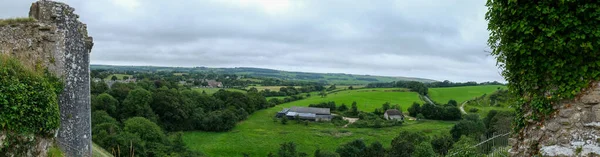 Панорамный Снимок Деревни Корфе Замка Дорсе Великобритания — стоковое фото
