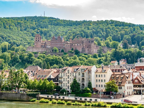Widok Lotu Ptaka Miasto Heidelberg Niemcy — Zdjęcie stockowe