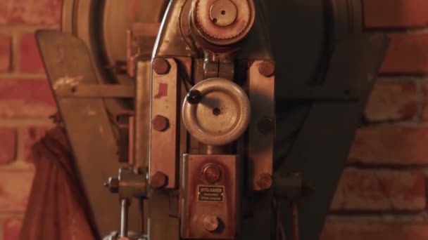 Plan Rapproché Machine Forge Mécanicien Usine Production Métal — Video
