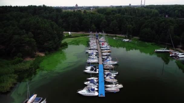 Légi Kilátás Város Sziget Legszebb Táj — Stock videók