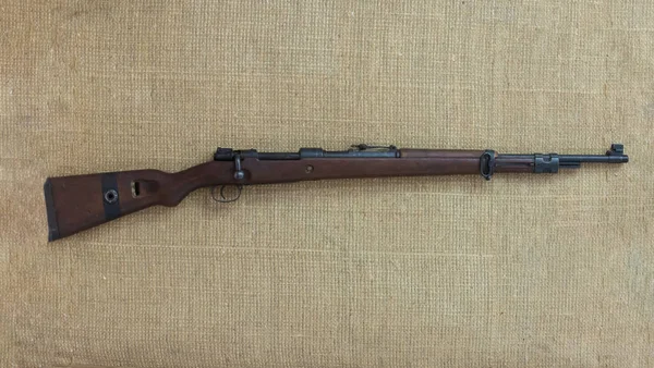 Παλιό Τυφέκιο Mauser 98K Στο Ρουμανικό Ναυτικό Μουσείο Στην Κονστάντα — Φωτογραφία Αρχείου