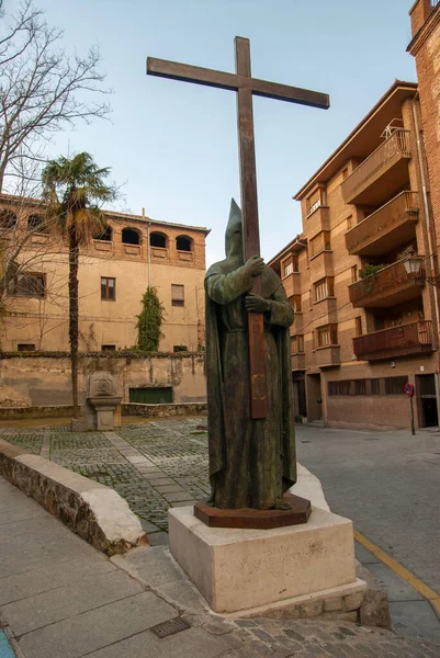 Segovia Espanha Mar 2009 Retrato Vertical Monumento Semana Santa Cidade — Fotografia de Stock