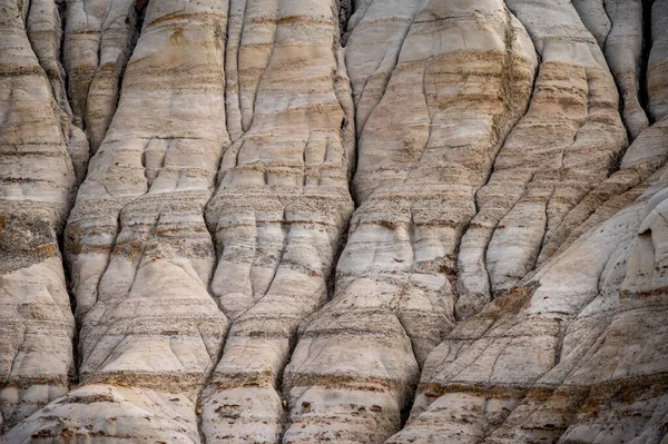 Tiro Close Uma Montanha Fez Formação Geológica Natural — Fotografia de Stock