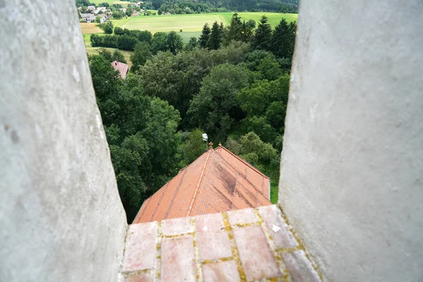 Eine Luftaufnahme Der Kirche — Stockfoto