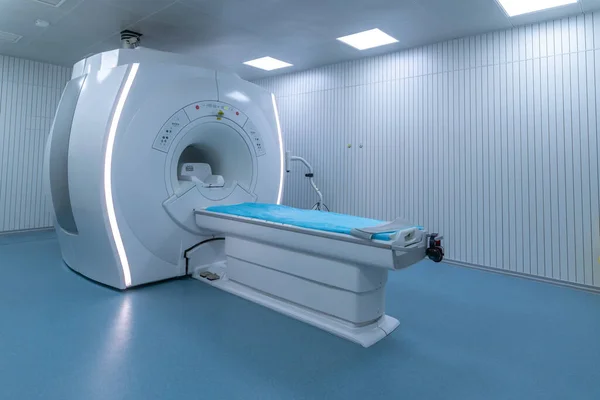 Closeup High End Magnetic Resonance Imaging Scanner Bright Room — Stock Photo, Image