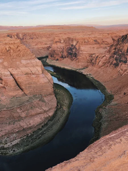 Vertical Shot Colorado River Glen Canyon National Recreational Area — Stock Photo, Image