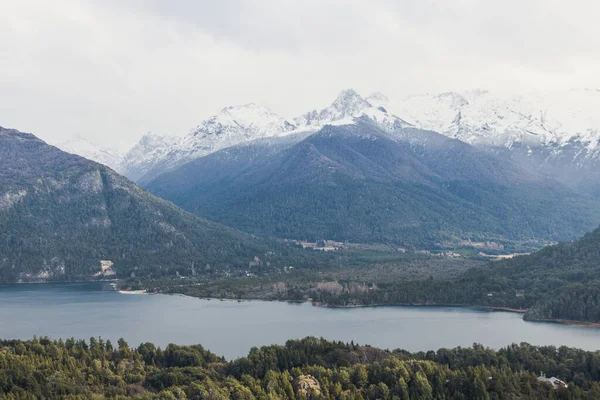 Βουνά Στην Υποχώρηση Bariloche Αργεντινή — Φωτογραφία Αρχείου