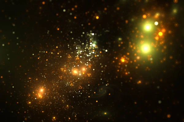 Karanlıkta Parlayan Yıldızların Olduğu Güzel Uzay Arkaplanı — Stok fotoğraf