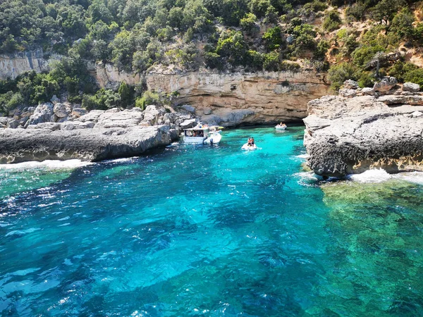 Golfo Orosei Italy Aug 2021 Μια Όμορφη Θέα Μιας Ηλιόλουστης — Φωτογραφία Αρχείου