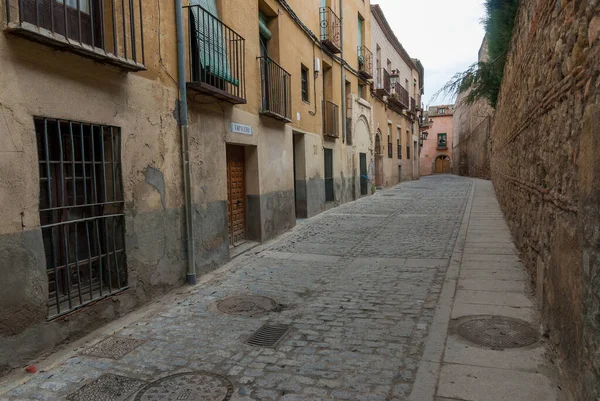 Segovia Espagne Mars 2009 Une Rue Déserte Ségovie Espagne Par — Photo