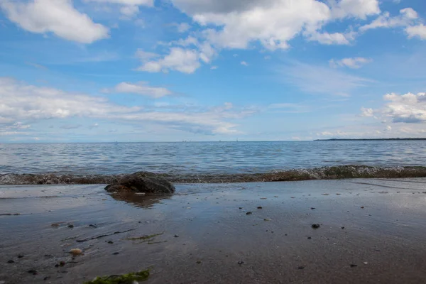 Gyönyörű Kilátás Strandra — Stock Fotó