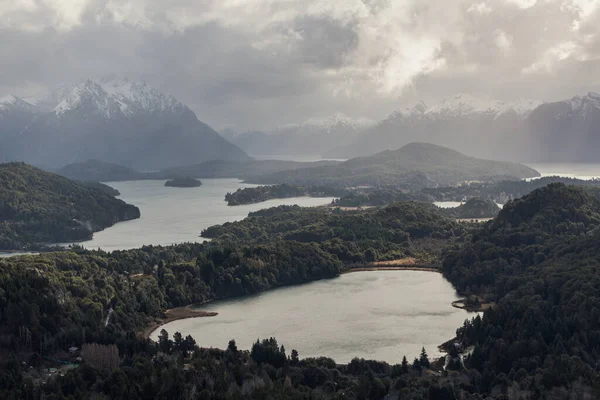 Die Berge Der Ubication Bariloche Argentinien — Stockfoto