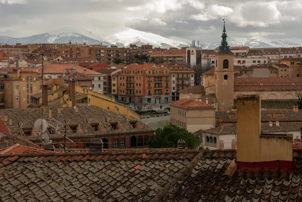 Segovia Spain Mar 2009 Beautiful View Buildings Roofs Segovia Spain — Stock Photo, Image