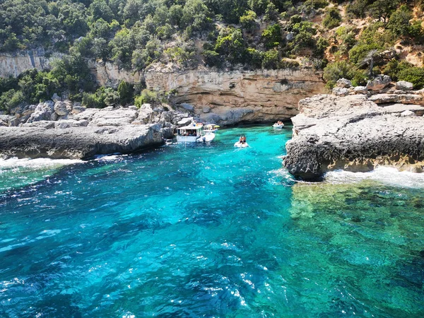 Golfo Orosei Italy Aug 2021 Μια Όμορφη Θέα Μιας Ηλιόλουστης — Φωτογραφία Αρχείου