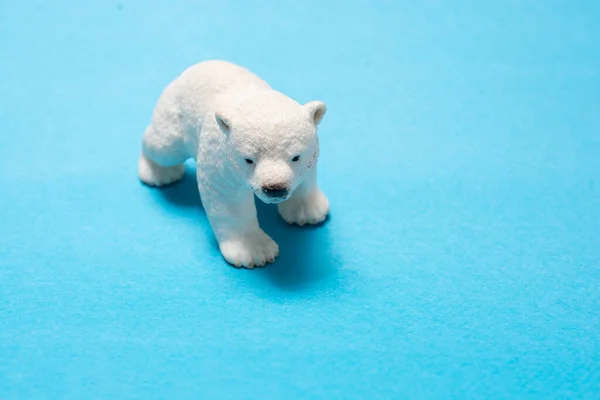 Tiro Clsoeup Urso Brinquedo Branco — Fotografia de Stock