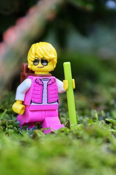 Greenville Spojené Státy Srpna 2021 Svislý Záběr Ženské Lego Postavy — Stock fotografie