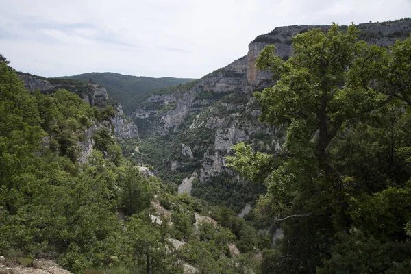 Desfiladeiros Nesque Sul Monte Ventoux França — Fotografia de Stock