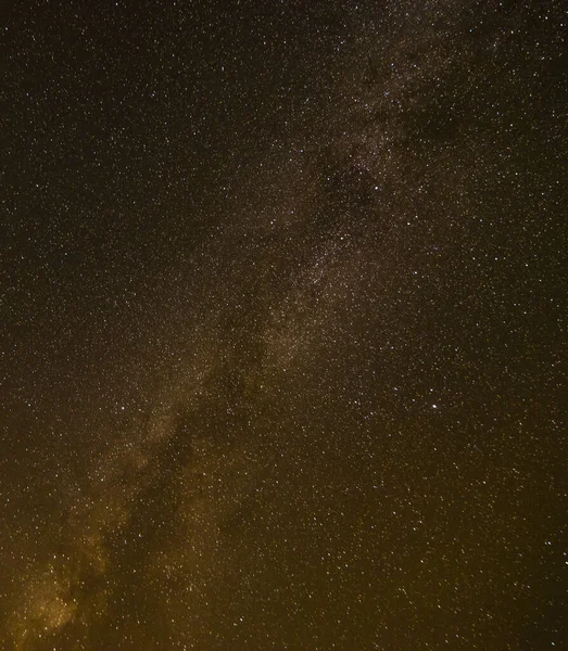 Μια Γραφική Θέα Ενός Νυχτερινού Ουρανού Γεμάτο Λαμπερά Αστέρια — Φωτογραφία Αρχείου