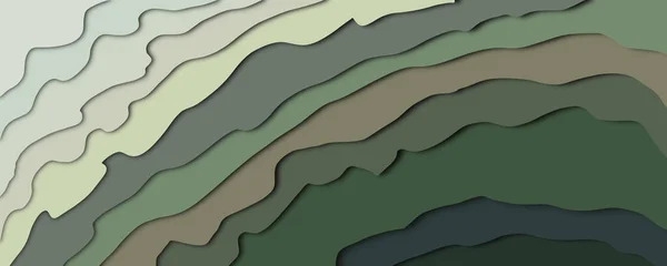 Шпалери Горизонту Дизайну Ілюстрації Морських Хвиль Декількома Кольорами — стокове фото