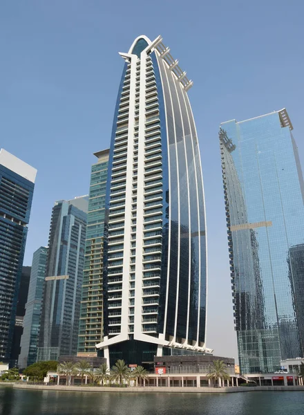 Dubai Emiratos Árabes Unidos Jul 2016 Disparo Vertical Torre Tiffany —  Fotos de Stock