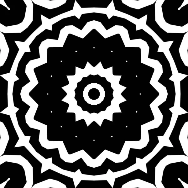 Graficzna Ilustracja Czarno Białego Wzorzystego Tła Tapet — Zdjęcie stockowe