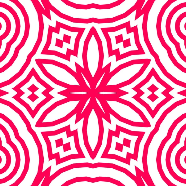Graphic Illustration Red White Patterned Background Wallpapers — Stock Photo, Image