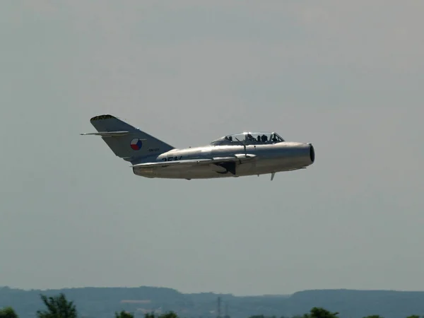 Casla Czech Republic May 2017 Jet Fighter Aircraft Mikoyan Gurevich — Stock Photo, Image