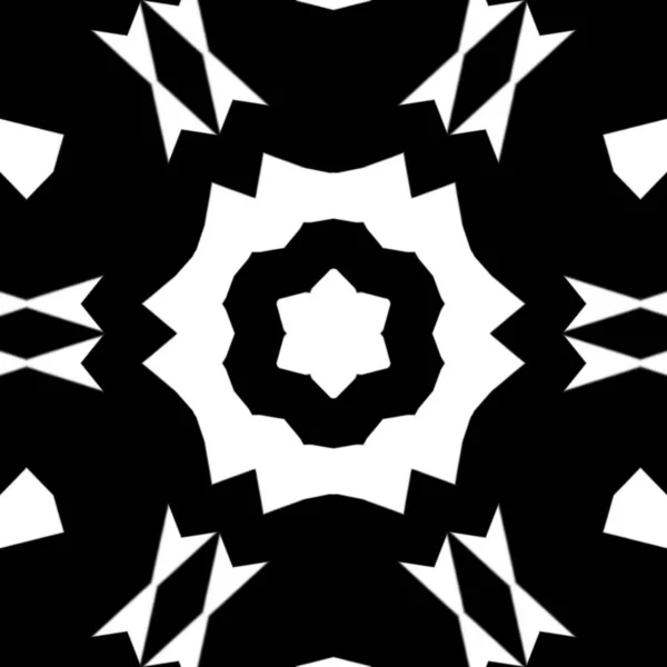 Graficzna Ilustracja Czarno Białego Wzorzystego Tła Tapet — Zdjęcie stockowe