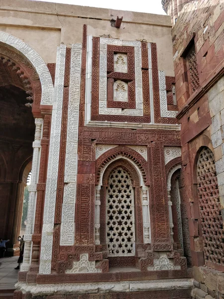 Vertikal Bild Alai Darwaza Dagsljus New Delhi Indien — Stockfoto