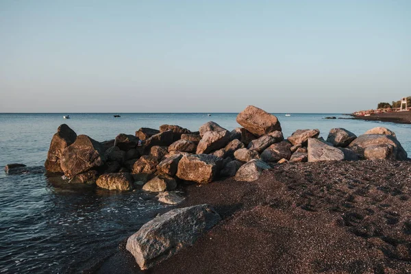 View Bigs Rocks Stones Seashore — Stock Photo, Image